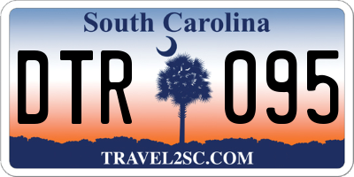 SC license plate DTR095