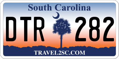 SC license plate DTR282