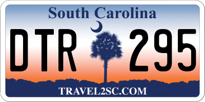SC license plate DTR295