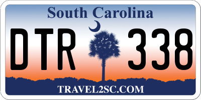 SC license plate DTR338