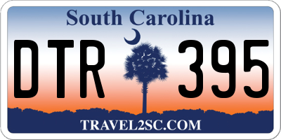 SC license plate DTR395