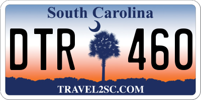 SC license plate DTR460