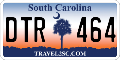 SC license plate DTR464
