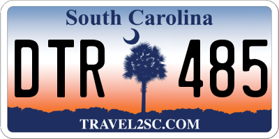 SC license plate DTR485