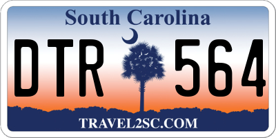 SC license plate DTR564
