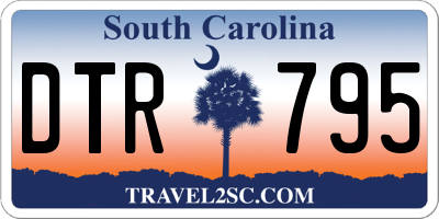 SC license plate DTR795