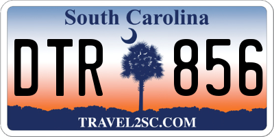 SC license plate DTR856