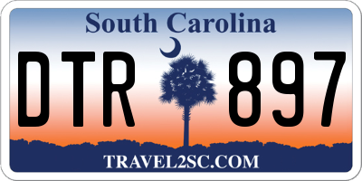 SC license plate DTR897