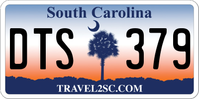 SC license plate DTS379