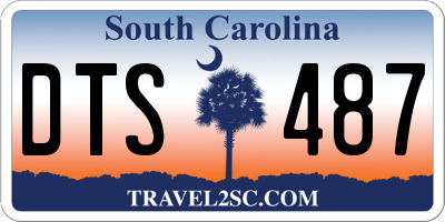 SC license plate DTS487