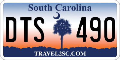 SC license plate DTS490