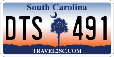 SC license plate DTS491