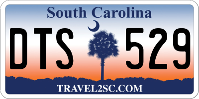 SC license plate DTS529