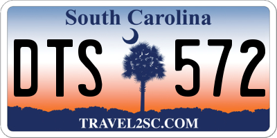 SC license plate DTS572
