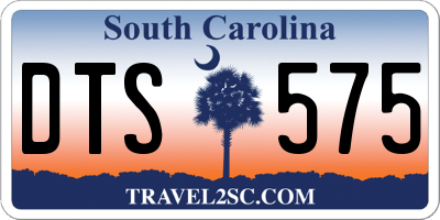 SC license plate DTS575