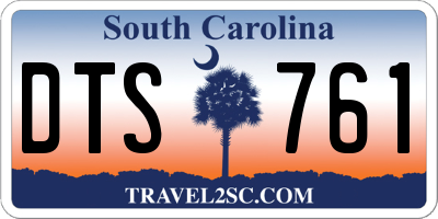 SC license plate DTS761