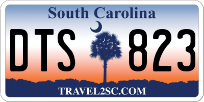 SC license plate DTS823
