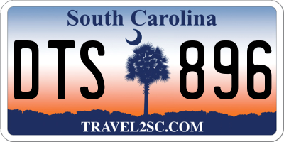 SC license plate DTS896