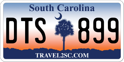 SC license plate DTS899