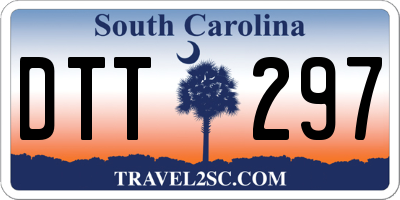 SC license plate DTT297