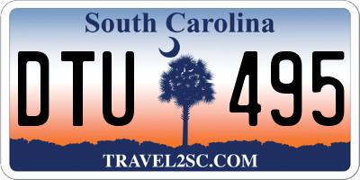 SC license plate DTU495