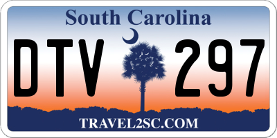 SC license plate DTV297