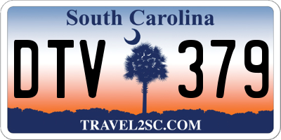 SC license plate DTV379