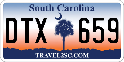 SC license plate DTX659