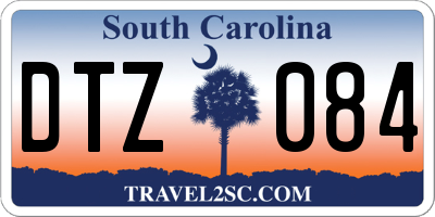 SC license plate DTZ084