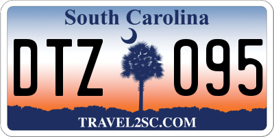 SC license plate DTZ095