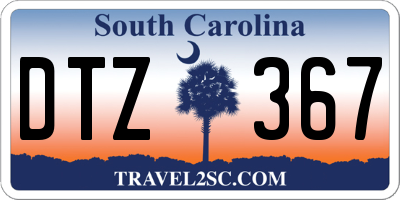 SC license plate DTZ367
