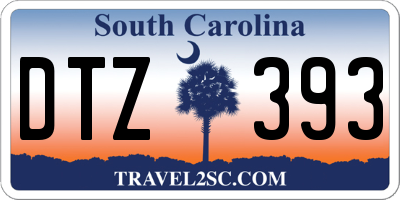 SC license plate DTZ393