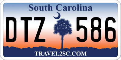 SC license plate DTZ586