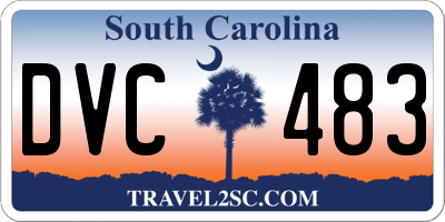 SC license plate DVC483