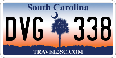 SC license plate DVG338