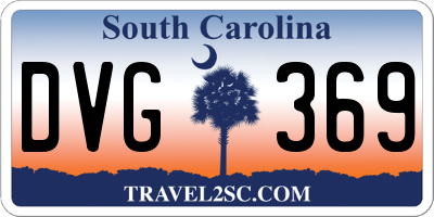 SC license plate DVG369