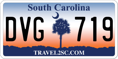 SC license plate DVG719