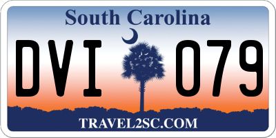 SC license plate DVI079