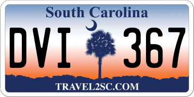 SC license plate DVI367