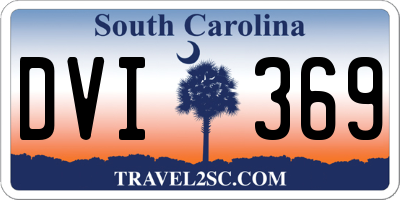 SC license plate DVI369