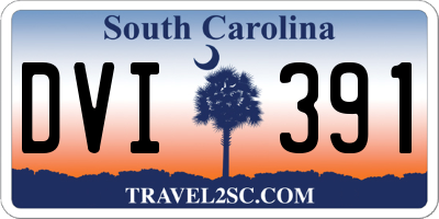 SC license plate DVI391