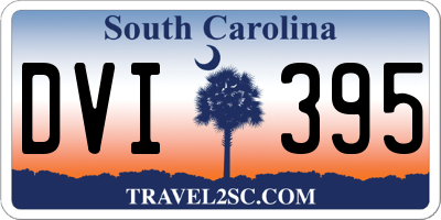 SC license plate DVI395