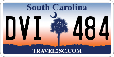 SC license plate DVI484