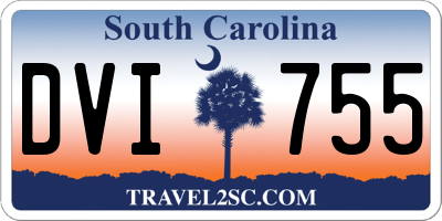 SC license plate DVI755