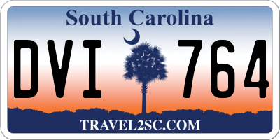 SC license plate DVI764