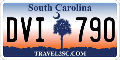 SC license plate DVI790