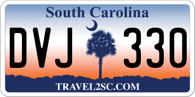 SC license plate DVJ330