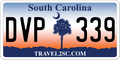 SC license plate DVP339