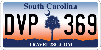 SC license plate DVP369