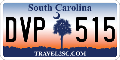 SC license plate DVP515